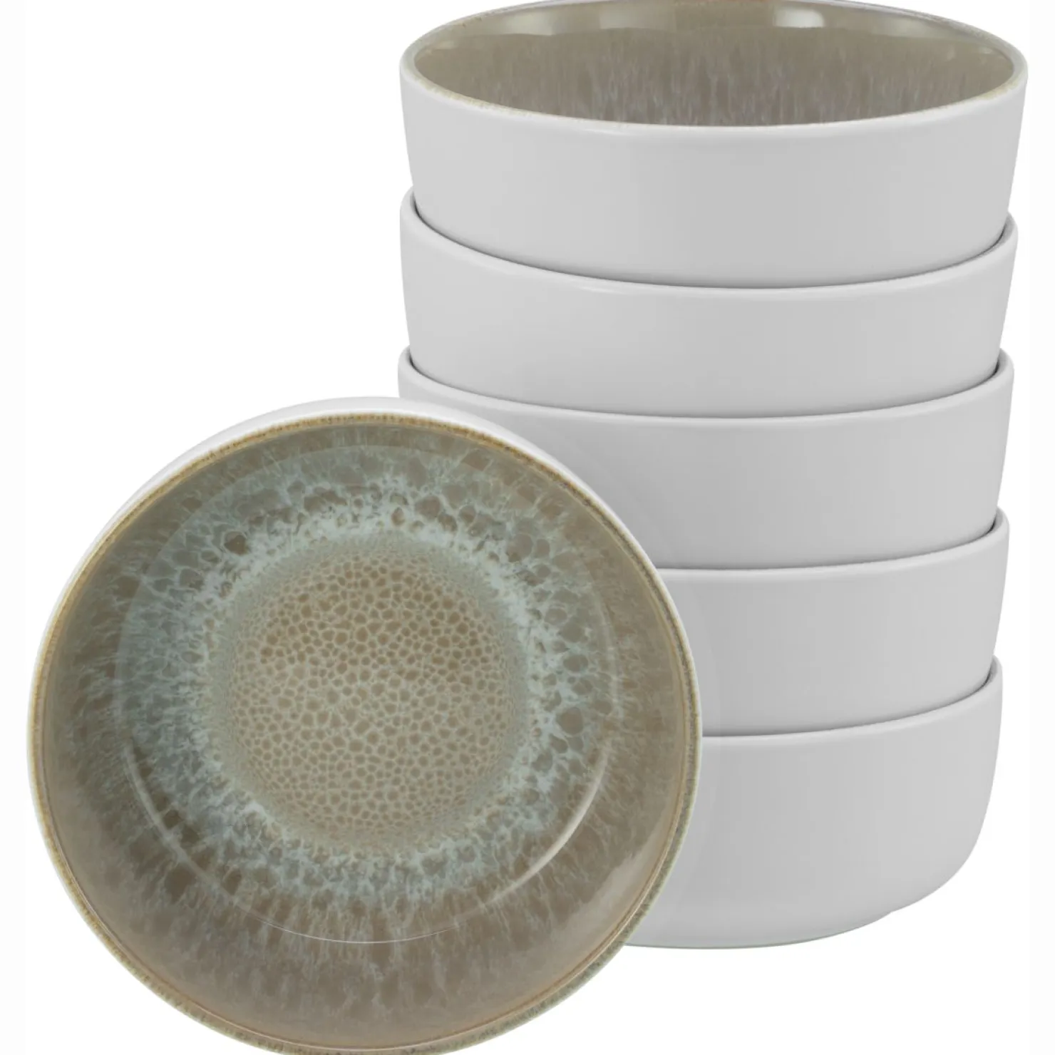 Creatable Bowls & Schüsseln|Geschirrset|Nordic Fjord - Müslischale 6-tlg - beige
