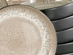 Creatable Geschirrset|Teller|Nordic Fjord - Tellerset 18-tlg - beige