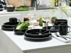 Creatable Geschirrset|Nordic Gourmet - Kombiservice 10-tlg - Schwarz