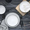 Creatable Geschirrset|Teller|Nordic - Tellerset 12-tlg - Cool Black