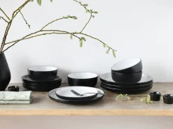 Creatable Geschirrset|Teller|Nordic - Tellerset 12-tlg - Cool Black