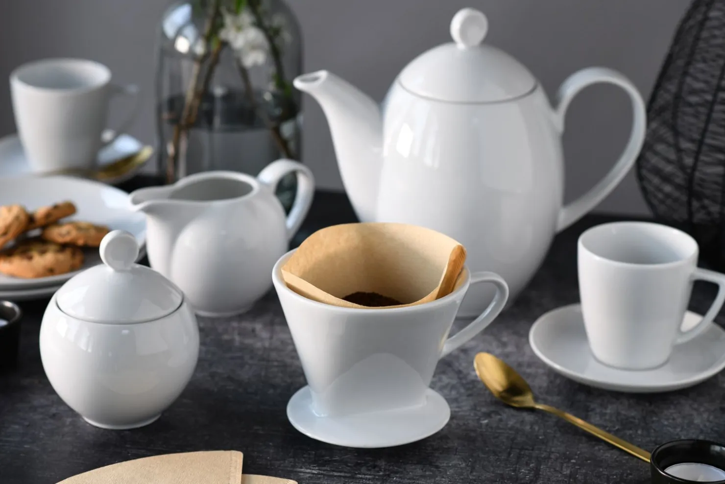 Creatable Sonstiges|Nostalgie - Kaffeefilter - Weiss