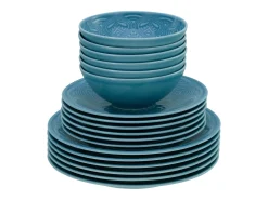 Creatable Geschirrset|Teller|Orient Mandala - Tellerset 18-tlg - Aquamarine