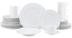Creatable Geschirrset|Polo - Kombiservice 30-tlg - Weiss