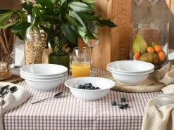 Creatable Bowls & Schüsseln|Geschirrset|Polo - Müslischale 6-tlg - Weiss