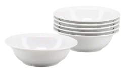 Creatable Bowls & Schüsseln|Geschirrset|Polo - Müslischale 6-tlg - Weiss