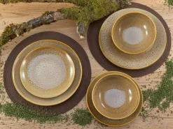 Creatable Geschirrset|Reactive Nostalgic - Tellerset 12-tlg - Blau
