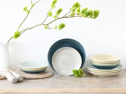 Creatable Geschirrset|Teller|Reactive - Tellerset 12-tlg - Aqua