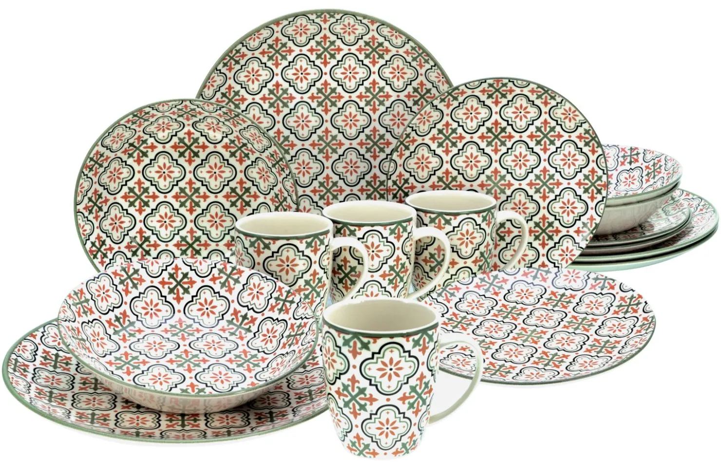Creatable Geschirrset|Rumi - Kombiservice 16-tlg - bunt