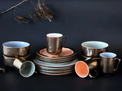 Creatable Geschirrset|Rusty - Kombiservice 16-tlg, Rustikal - Kombiservice 16-tlg - Pastell