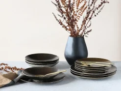 Creatable Geschirrset|Teller|Rusty - Tellerset 12-tlg - braun