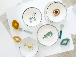Creatable Geschirrset|Teller|Safari - Tellerset 8-tlg - Bunt