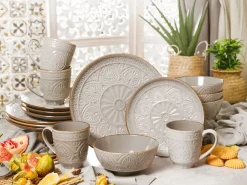 Creatable Geschirrset|Samarkand - Kombiservice 16-tlg - Smaragd