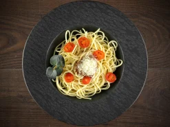 Creatable Pizza & Pasta|Geschirrset|Schiefer - Pastateller 2-tlg - Schwarz