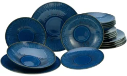 Creatable Geschirrset|Teller|Sea Breeze - Tellerset 18-tlg - Hellblau