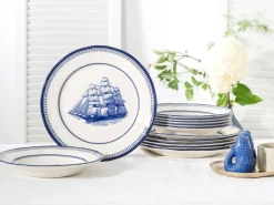 Creatable Geschirrset|Segelschiff - Tafelservice 12-tlg - Blau