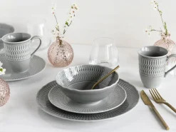 Creatable Geschirrset|Sofia - Kombiservice 8-tlg - Stone