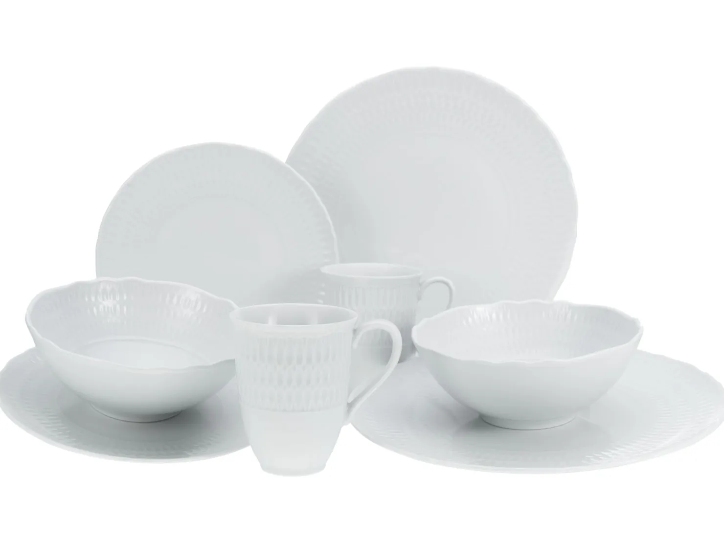 Creatable Geschirrset|Sofia - Kombiservice 8-tlg - Stone
