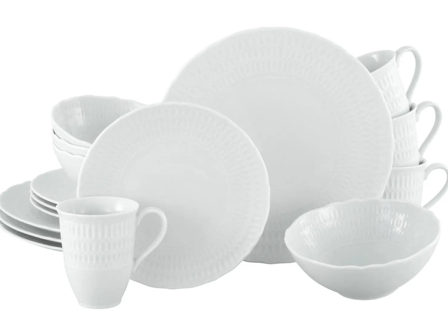 Creatable Geschirrset|Sofia - Kombiservice 16-tlg - Stone