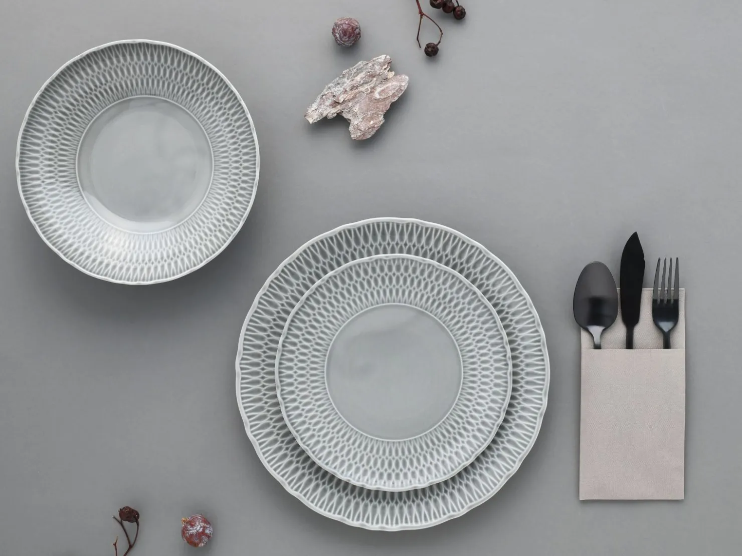 Creatable Teller|Sofia - Tellerset 12-tlg - White