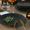 Creatable Geschirrset|Soft Touch - Kombiservice 16-tlg - Schwarz