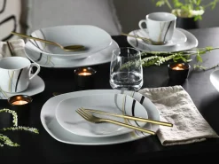 Creatable Geschirrset|Square - Kombiservice 30-tlg - Weiss