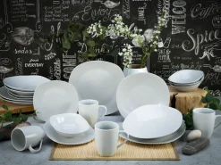 Creatable Geschirrset|Square - Kombiservice 20-tlg - Weiss