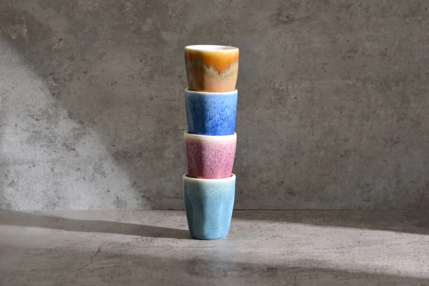 Creatable Becher & Tassen|Squeezy - Espressobecher 4-tlg - Natural