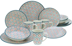 Creatable Geschirrset|Stella - Kombiservice 16-tlg - bunt