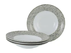 Creatable Geschirrset|Teller|Stone Collection - Pastateller 4-tlg - Bunt