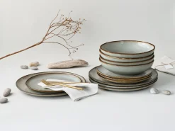 Creatable Geschirrset|Stone - Tellerset 12-tlg - Grey