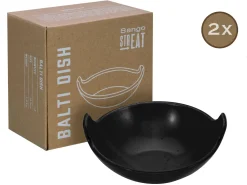 Creatable Geschirrset|Streat Food - Balti Dish 2-tlg - Schwarz