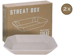 Creatable Geschirrset|Streat Food - Box 2-tlg - Schwarz