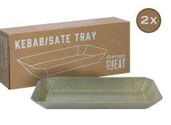 Creatable Geschirrset|Streat Food - Tray Kebab 2-tlg - Schwarz