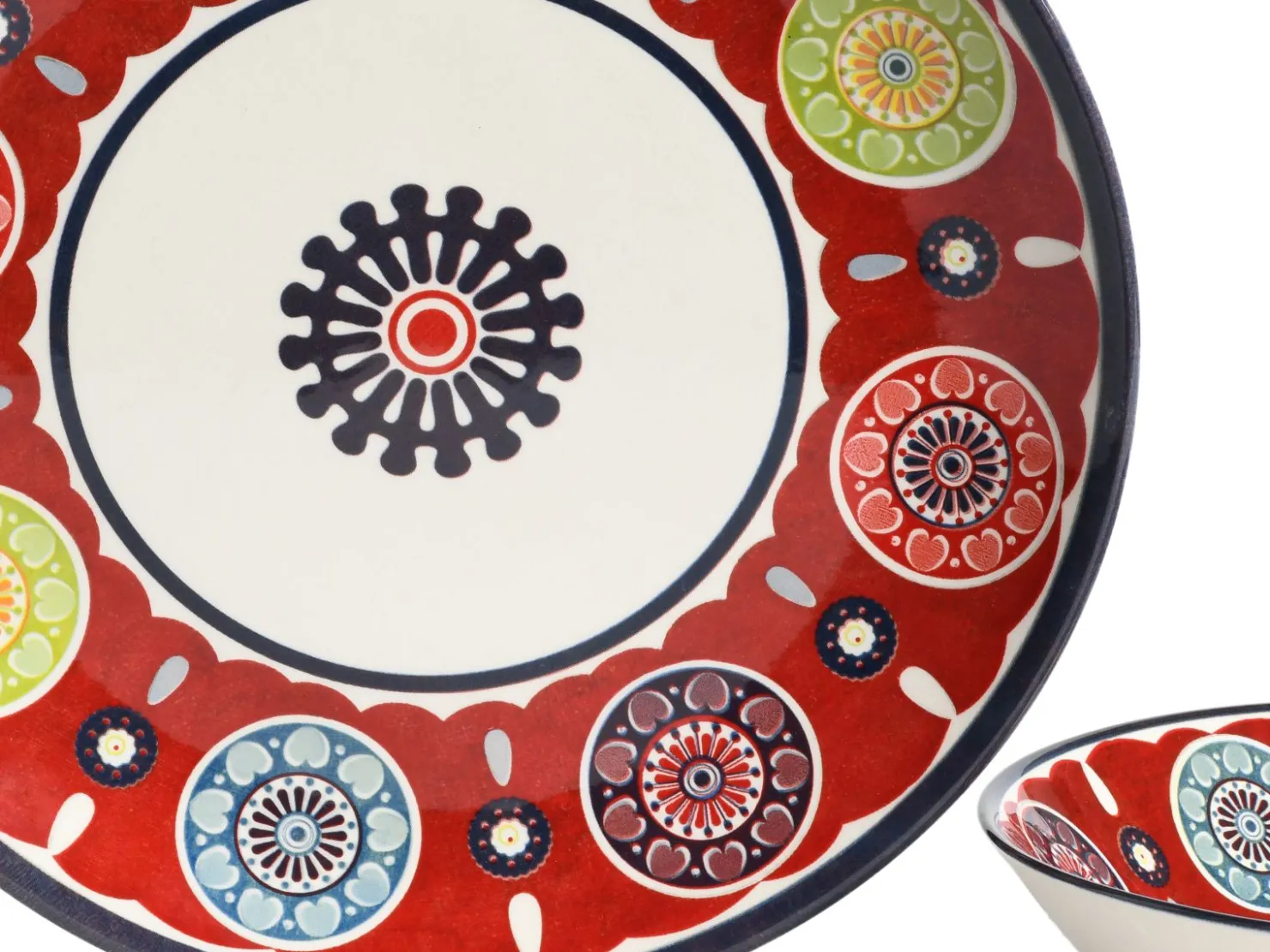 Creatable Geschirrset|Teller|Sumaya - Kombiservice 18-tlg - Red