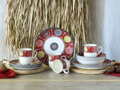 Creatable Geschirrset|Sumaya - Kombiservice 16-tlg - Red