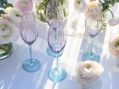 Creatable Gläser|Swirly - Sektglas 4-tlg - Spring