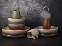 Creatable Geschirrset|Uno - Kombiservice 16-tlg - Black