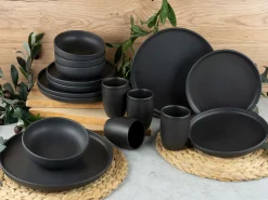 Creatable Geschirrset|Uno - Kombiservice 16-tlg - Grau