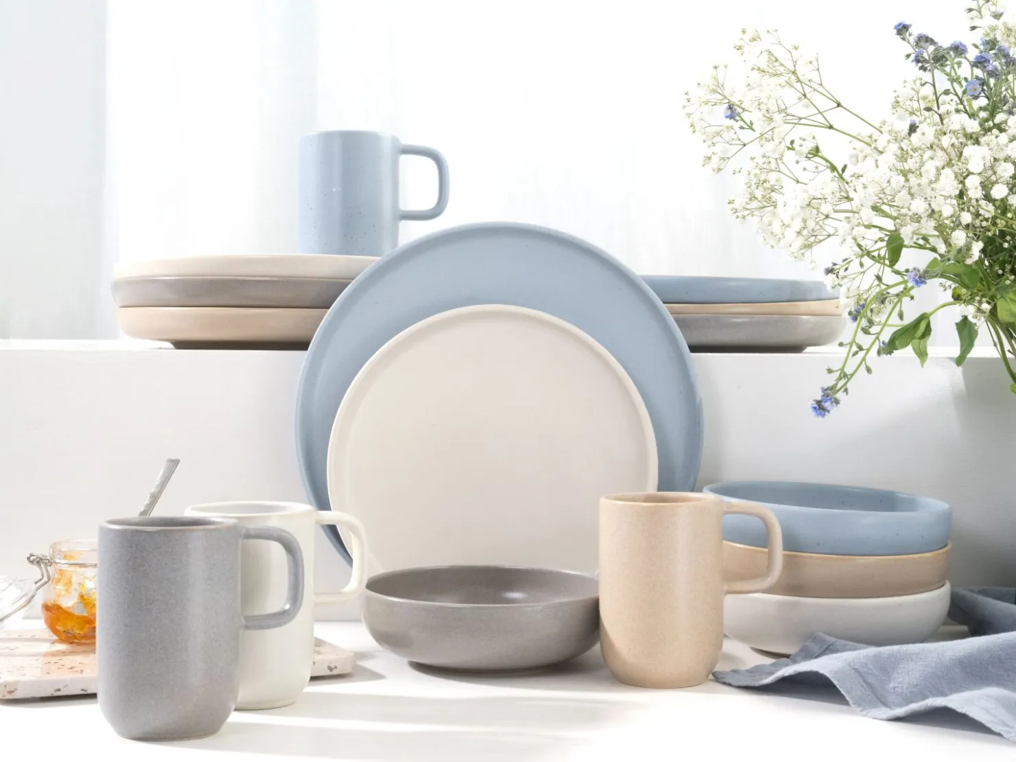 Creatable Geschirrset|Uno - Kombiservice 16-tlg - Nordic