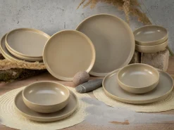 Creatable Geschirrset|Teller|Uno - Tellerset 12-tlg - Offwhite