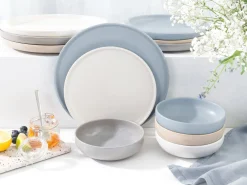 Creatable Geschirrset|Teller|Uno - Tellerset 12-tlg - Offwhite