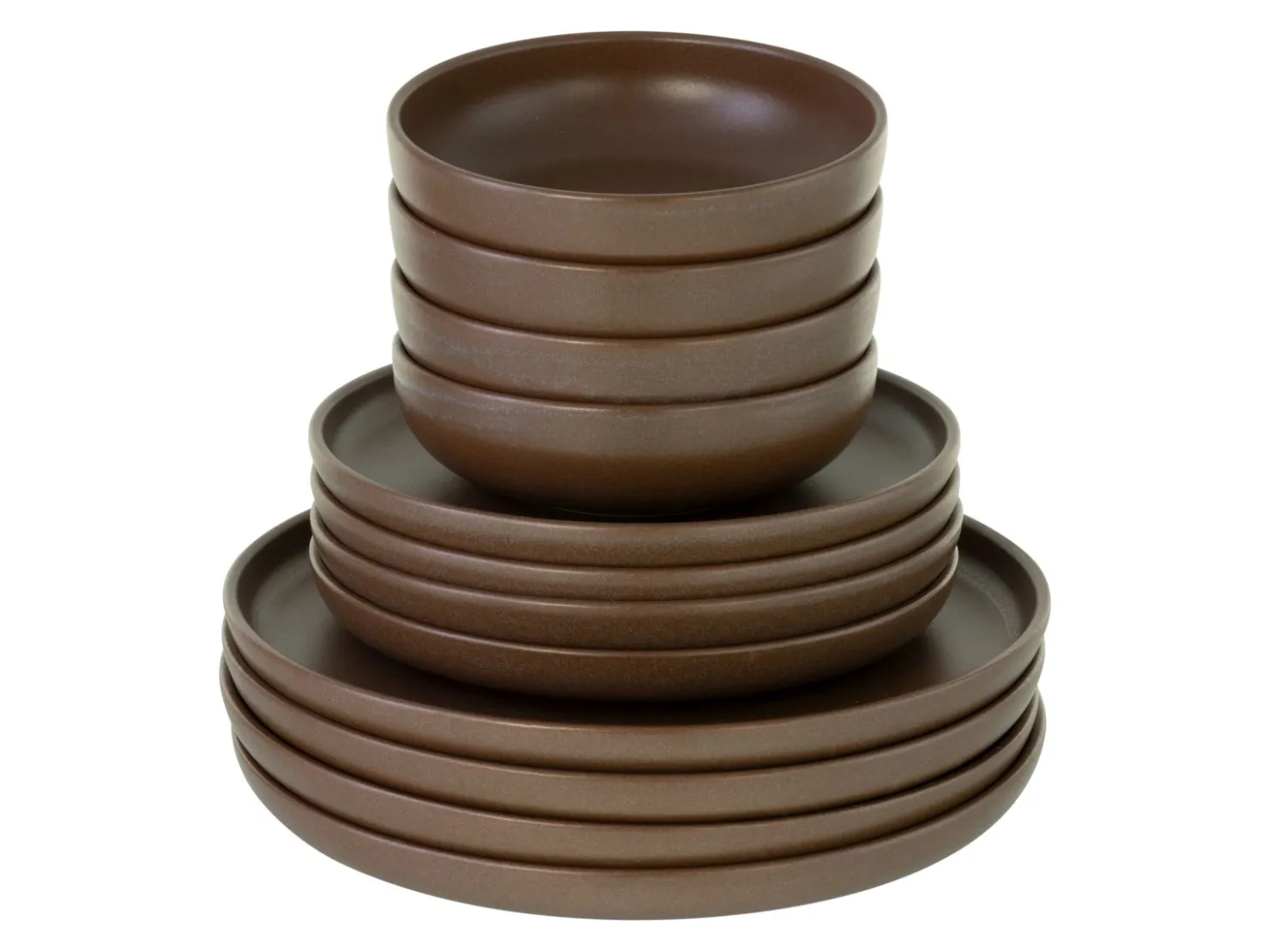 Creatable Geschirrset|Teller|Uno - Tellerset 12-tlg - Offwhite