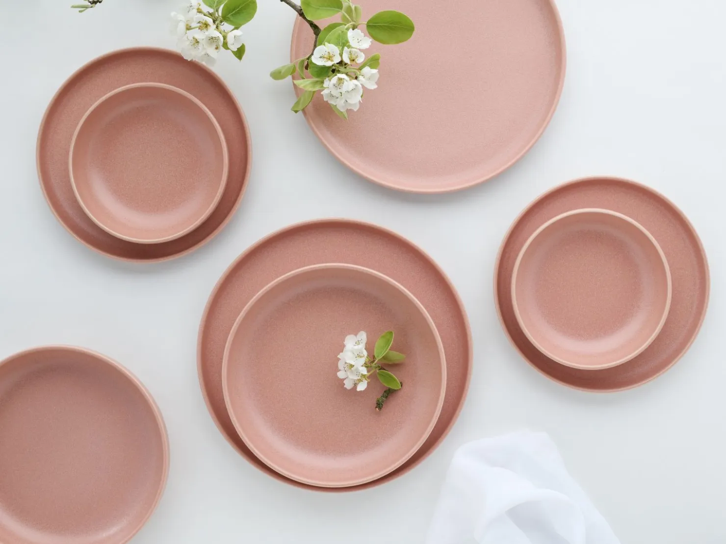 Creatable Geschirrset|Teller|Uno - Tellerset 8-tlg - Rusty Rose