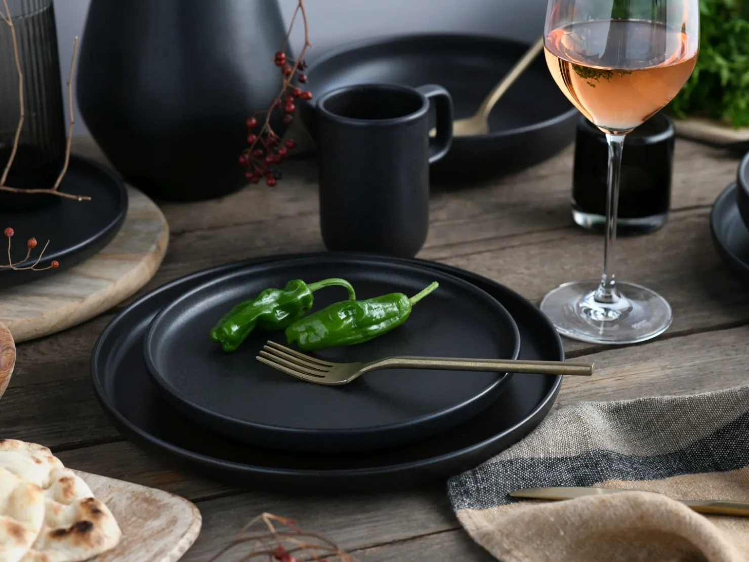 Creatable Geschirrset|Teller|Uno - Tellerset 8-tlg - Rusty Rose