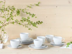 Creatable Geschirrset|Valencia - Kaffeeservice 18-tlg - Weiss