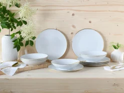 Creatable Geschirrset|Valencia - Tafelservice 12-tlg - Weiss