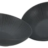 Creatable Bowls & Schüsseln|Geschirrset|Vesuvio - Salatschüssel 2-tlg - Schwarz