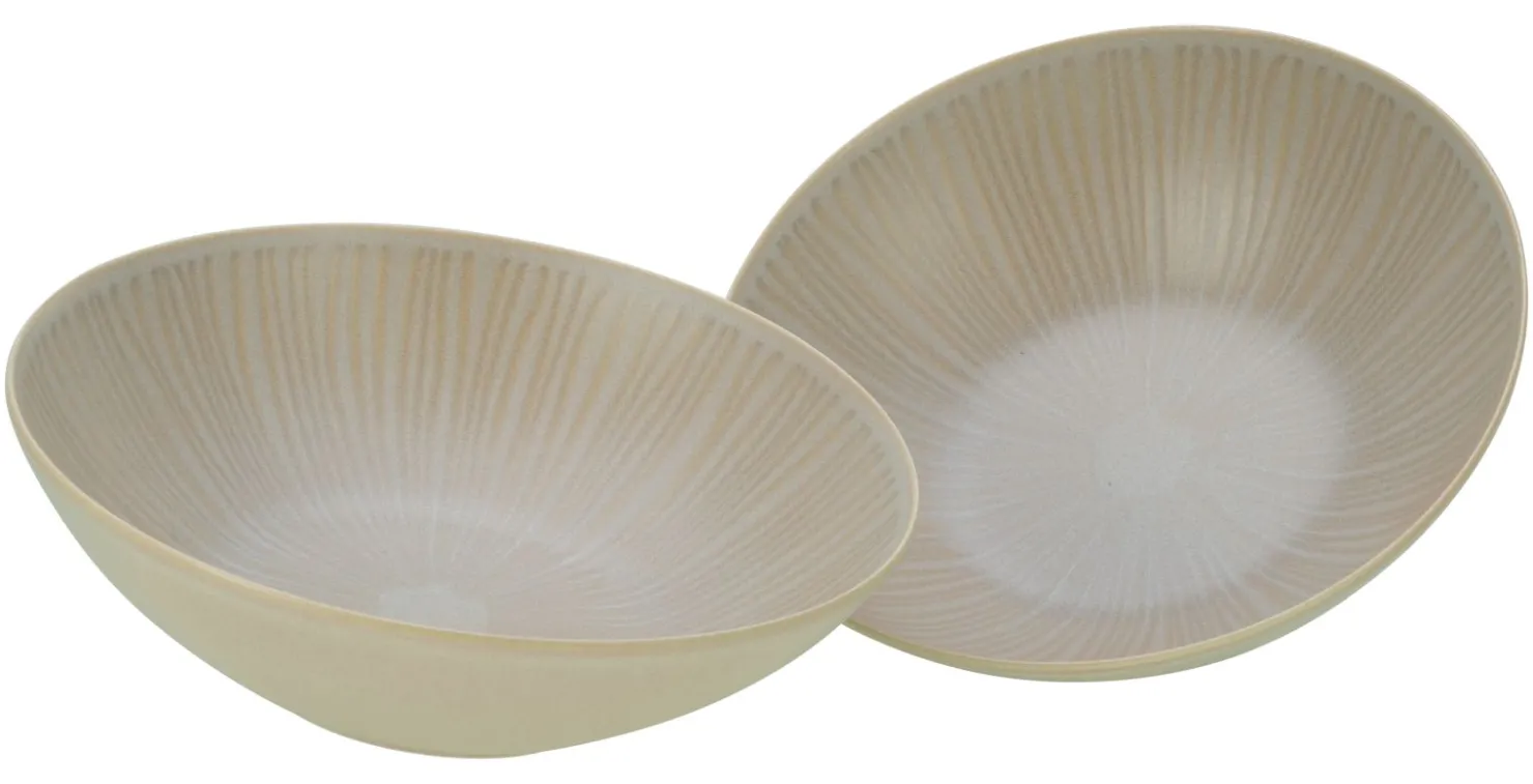 Creatable Bowls & Schüsseln|Geschirrset|Vesuvio - Salatschüssel 2-tlg - Schwarz