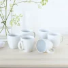 Creatable Becher & Tassen|Geschirrset|Victoria - Kaffeebecher 6-tlg - Weiss